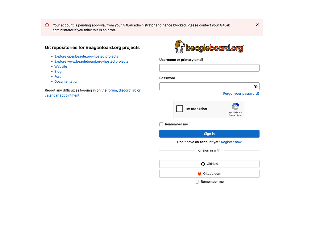 Error in logging in using GitHub and GitLab - Google Summer of Code ...