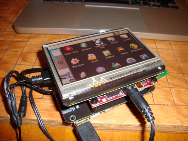 Android BeagleBoard Gadget Liquidware Front Menu.jpg