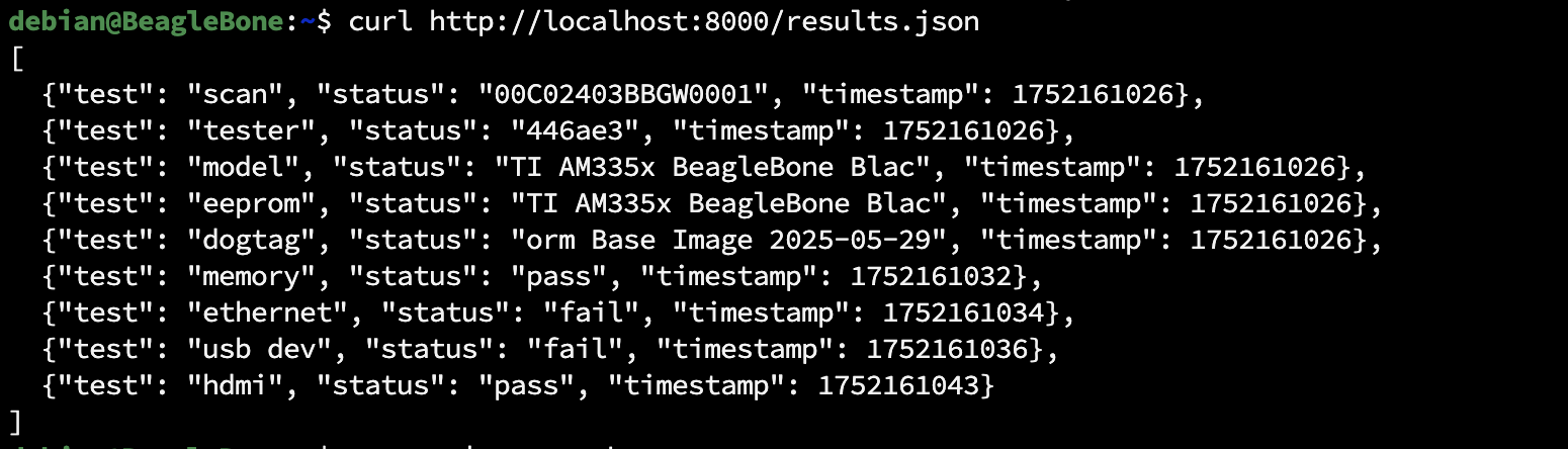 JSON Object hosted