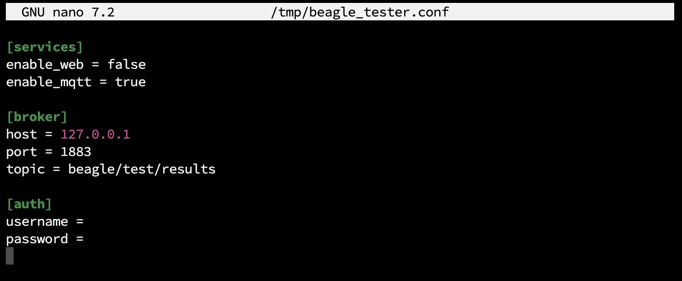 Conf file format